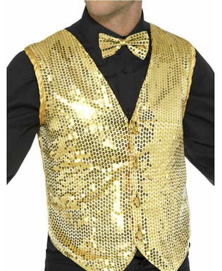  Gilet or à sequins adulte, fig. 1 