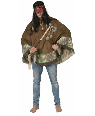  Poncho indien luxe adulte, fig. 1 