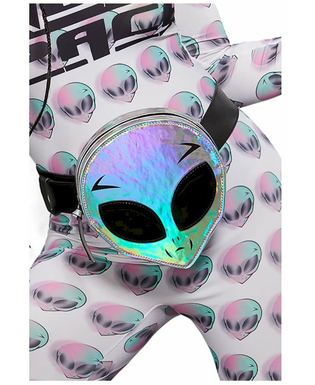  Sac banane tête d'alien holographique, fig. 1 