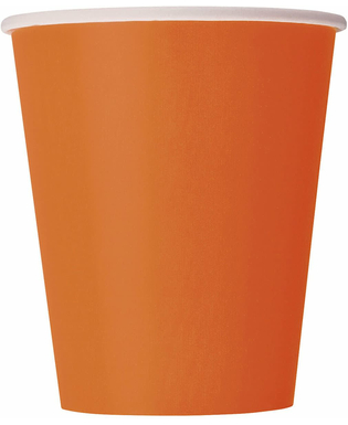  Trinkbecher Tischzubehör Party-Zubehör 14 Stück orange 266 ml, fig. 1 