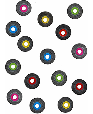  150 Tischkonfetti aus Vinyl, fig. 1 