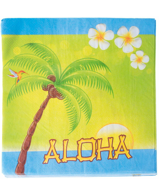  20 Serviettes en papier Aloha 33 x 33 cm, fig. 1 