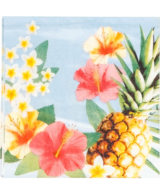  20 Serviettes Hawaii party 33 X 33 cm, fig. 1 