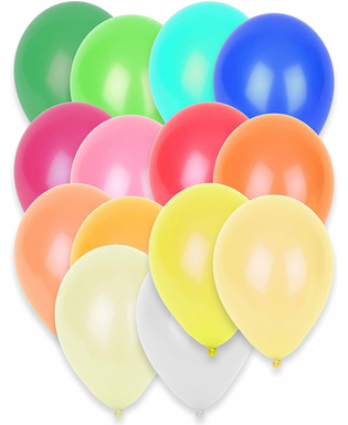  50 Ballons multicolores 30 cm, fig. 1 