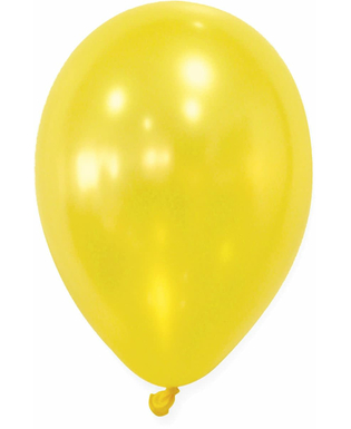  50 Ballons jaunes métallisés 30 cm, fig. 1 