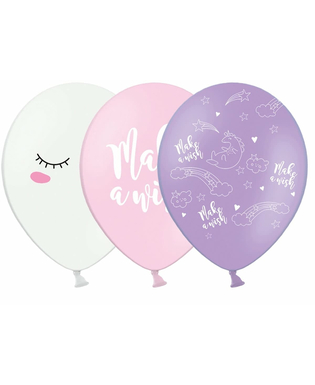  6 Ballons en latex licorne 30 cm, fig. 1 