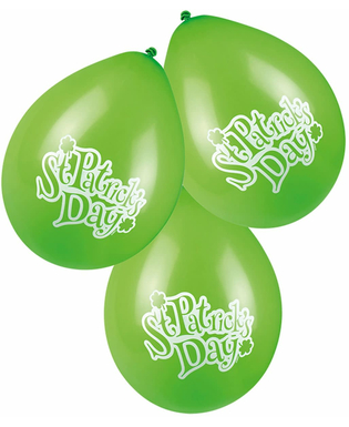  6 grüne Luftballons St. Patrick's Day 25 cm, fig. 1 