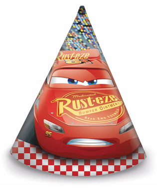  Cars 3™-Partyhüte 6 Stück bunt, fig. 1 