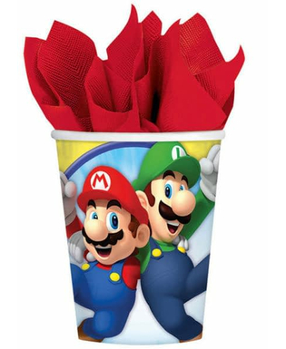  8 Gobelets en carton Super Mario  250 ml, fig. 1 