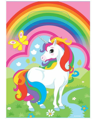  8 Kunststoffbeutel Einhorn mit Regenbogen, fig. 1 