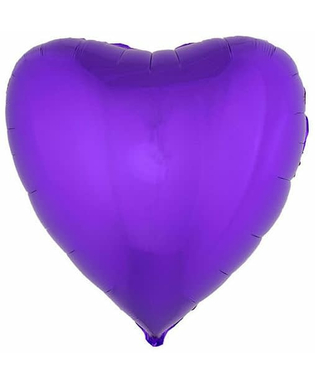  Folienballon Herz violett 45cm, fig. 1 