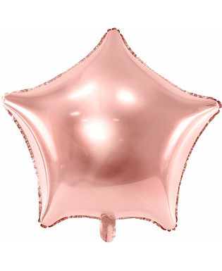  Ballon aluminium étoile rose gold métallisé 48 cm, fig. 1 