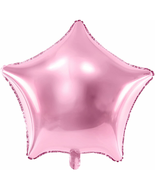  Ballon aluminium étoile rose pastel 48 cm, fig. 1 