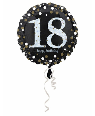  Folienballon Happy Birthday 18 Jahre, fig. 1 