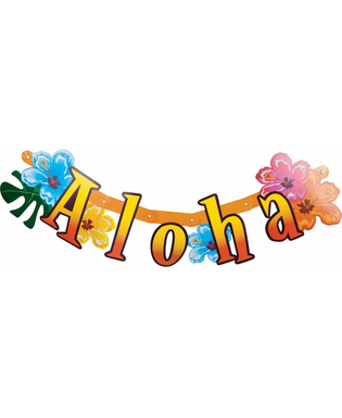  Bannière articulée Aloha Hawaï, fig. 1 