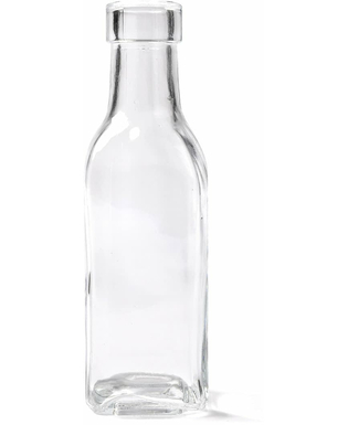  Bouteille en verre carrée 15 cm, fig. 1 