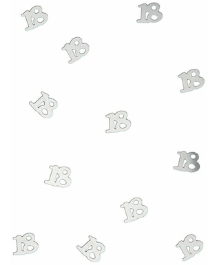  Confettis de table en bois 18 argentés 10 gr, fig. 1 