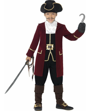  Costume capitano pirata bambino, fig. 1 