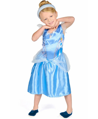  Cinderella™ Kostüm Kinder blau, fig. 1 