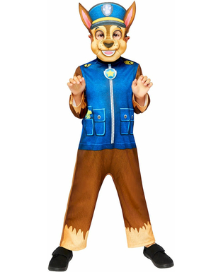  Chase™-Kostüm für Kinder mit Maske Paw Patrol™-Verkleidung braun-blau, fig. 1 