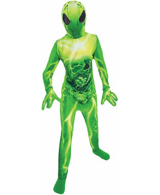  Déguisement extraterrestre vert enfant, fig. 1 