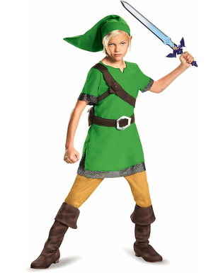  Costume Link Zelda™ classico bambino, fig. 1 