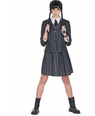  Déguisement uniforme scolaire gothique femme, fig. 1 