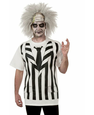  Kit déguisement et perruque Beetlejuice adulte, fig. 1 