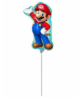  Kleiner Super Mario Aluminium Ballon 20 X 30 cm, fig. 1 