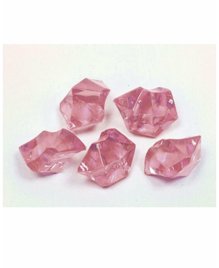  Pierres effet cristal rose 100 gr, fig. 1 