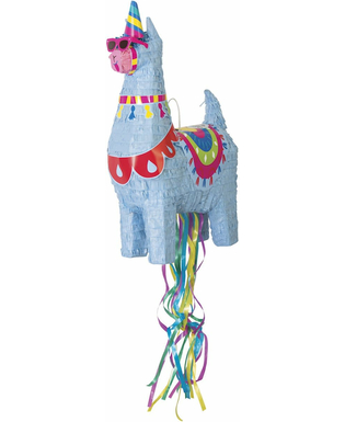  Piñata lama bleu 50 cm, fig. 1 