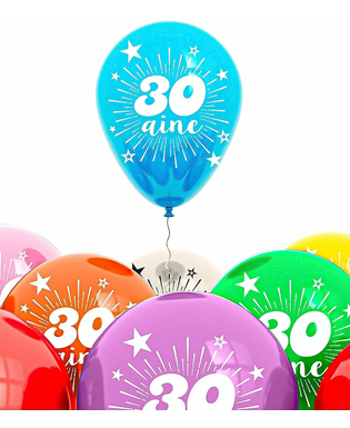  Sachet 8 ballons 30 ans, fig. 1 