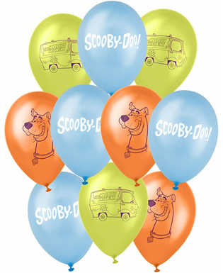  10 Scooby-Doo Latexballons 25 x 32 cm, fig. 1 