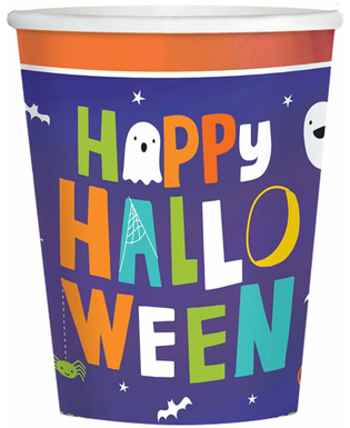  8 Gobelets en carton Halloween friends 250 ml, fig. 1 