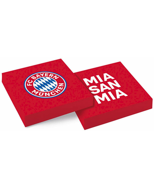  20 Serviettes en papier FC Bayern Munich 33 x 33 cm, fig. 1 