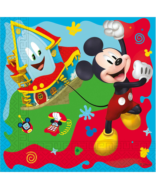  20 Serviettes en papier Mickey Mouse 33 x 33 cm, fig. 1 