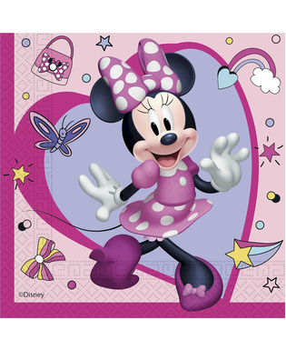  20 Serviettes en papier Minnie Junior 33 x 33 cm, fig. 1 