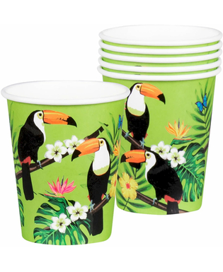  10 Gobelets en carton toucan verts 21 cl, fig. 1 