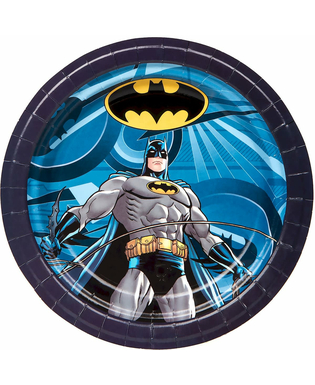  8 FSC® Batman-Pappteller 23 cm, fig. 1 