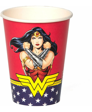  8 Gobelets en carton FSC® Wonder Woman 210 ml, fig. 1 