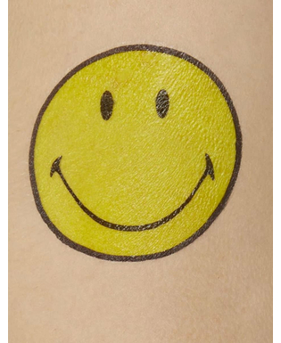  9 tatouages Smiley multicolores, fig. 1 