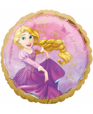  Ballon aluminium Raiponce Disney 43 cm, fig. 1 