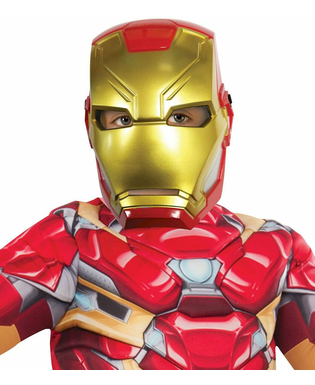  Demi-masque plastique Iron Man enfant, fig. 1 