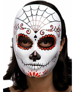  Maschera adulto dia de los muertos, fig. 1 