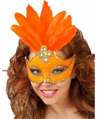  Loup orange avec plumes femme, fig. 1 