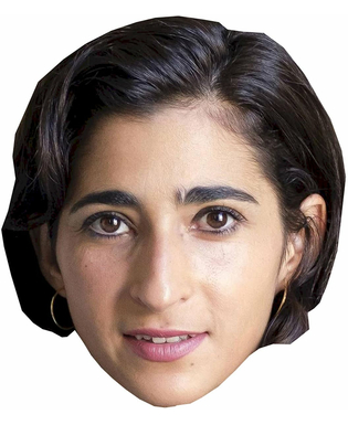  Alba Flores Pappkarton Maske Bankräuber für Erwachsene, fig. 1 