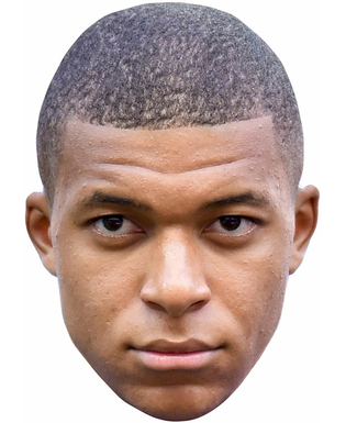  Authentische Kylian Mbappé-Halbmaske für Erwachsene, fig. 1 