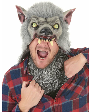  Masque en latex Loup garou adulte, fig. 1 