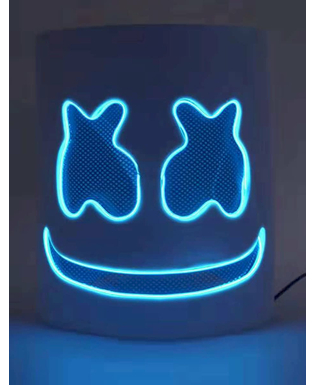  Auffällige LED-Maske für Fasching DJ-Zubehör blau, fig. 1 