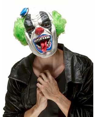  Masque latex clown terrible adulte Halloween, fig. 1 